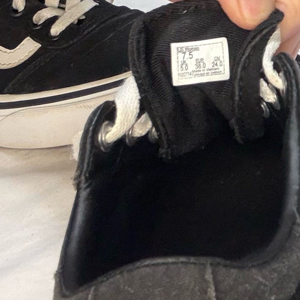 Black and White Sneakers - Picture 4 of 5